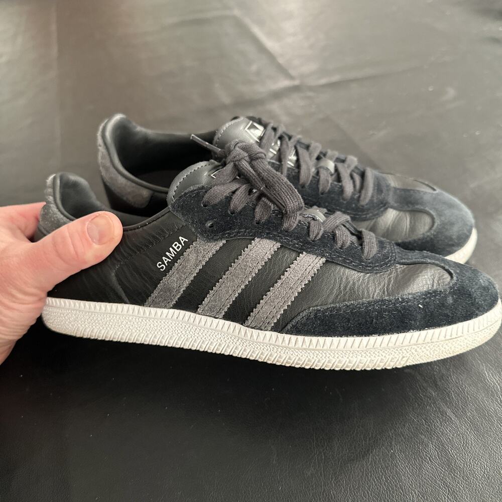 Adidas Samba Shoes - Black White - Men’s Size US 6.5 - BP - Picture 6 of 14